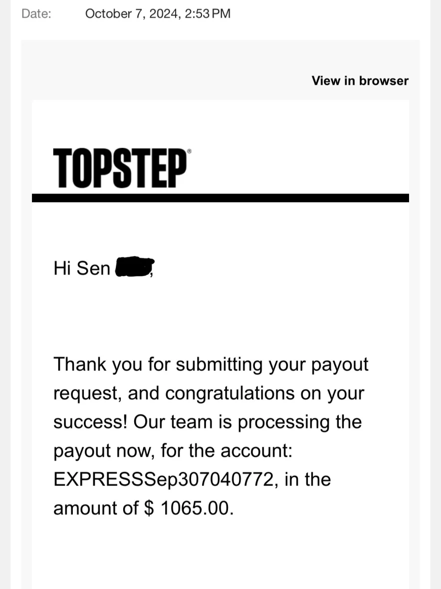 Client payout
